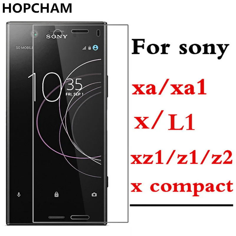 

Protective glass for sony xperia E5 xa1 x compact xa2 L1 xz1 plus ultra soni experia on tempered glass the screen protector film