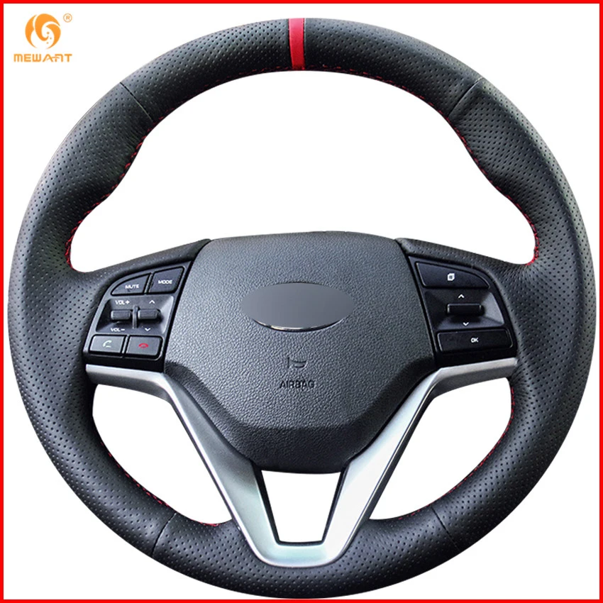 MEWANT черная натуральная кожа фотоэлемент для Hyundai Tucson 2015 2016 аксессуары интерьера