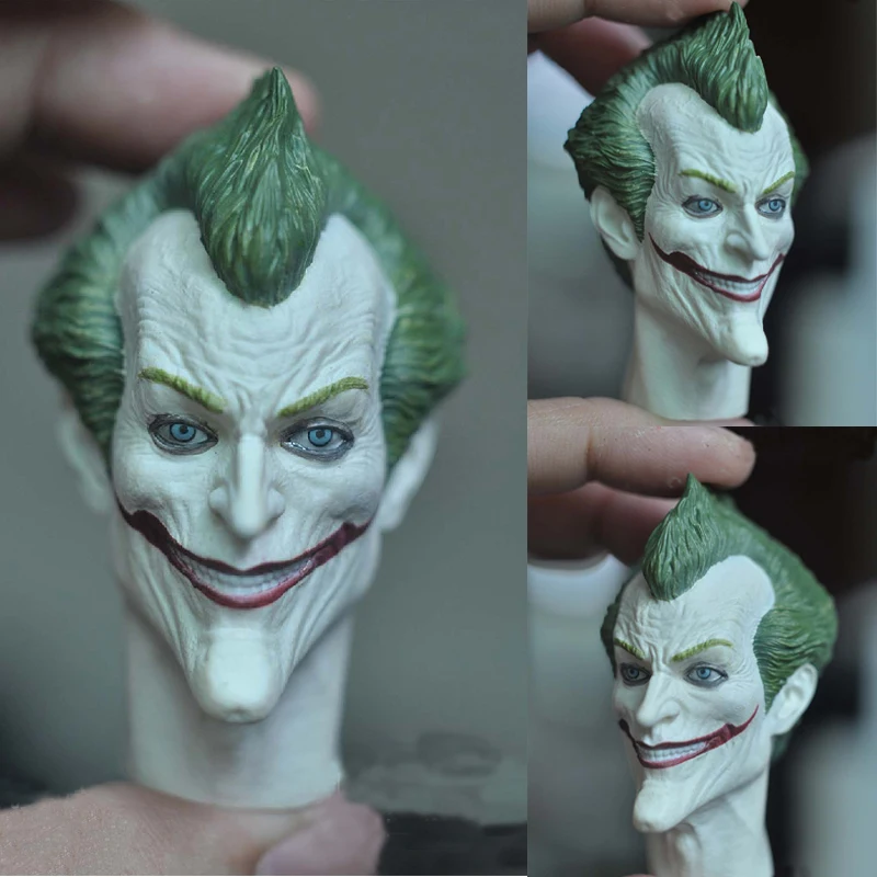Delicate Painting Hot 1/6 Scale Arkham Asylum Joker Head Sculpt Fit 12" Figure | Игрушки и хобби