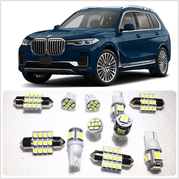 

11 set White LED Lights Interior Package T10&36mm For BMW 118i 120i 125i 128i 130i 135i i3 i8 M3 M4 M5 M6 X1 X2 X3 X4 X5 X6