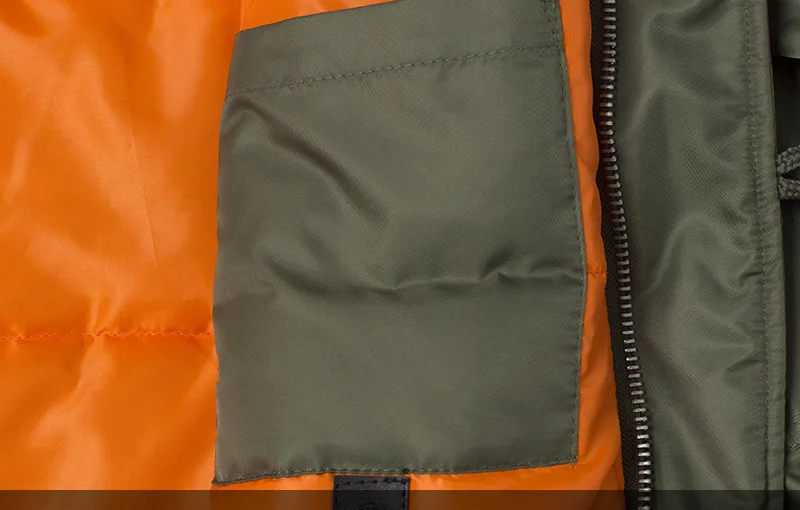 Men Winter Warm Bomber Jackets With Fur Collar Military Thermal Hooded Long Jackets Outwear For Male Parkas Multi Pockets (2)