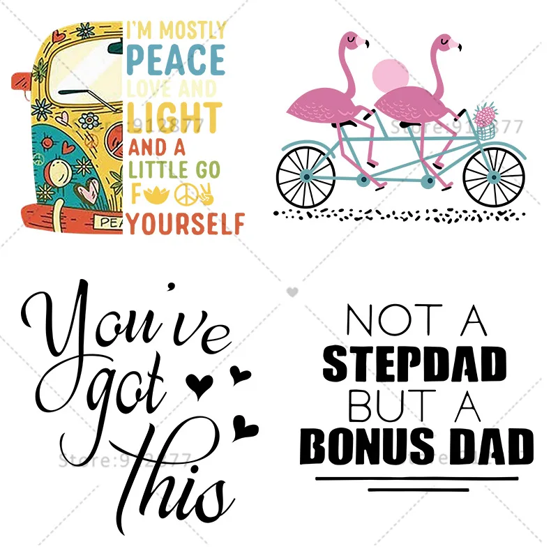 Funny Grunge Saying Peace Life Iron On Transfers For Clothing Simple