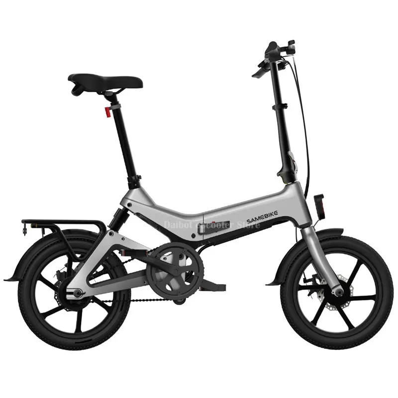 16 дюймов SAMEBIKE JG 7186 E скутер е-байка 36В два колеса электрические велосипеды 250 Вт складной Портативный двухколесные электрические скутеры для взрослых Для женщин