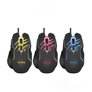 

Webber Weibo Shining Gaming Mouse Gaming Chicken Mouse Internet Bar for Home & Office Use Mouse