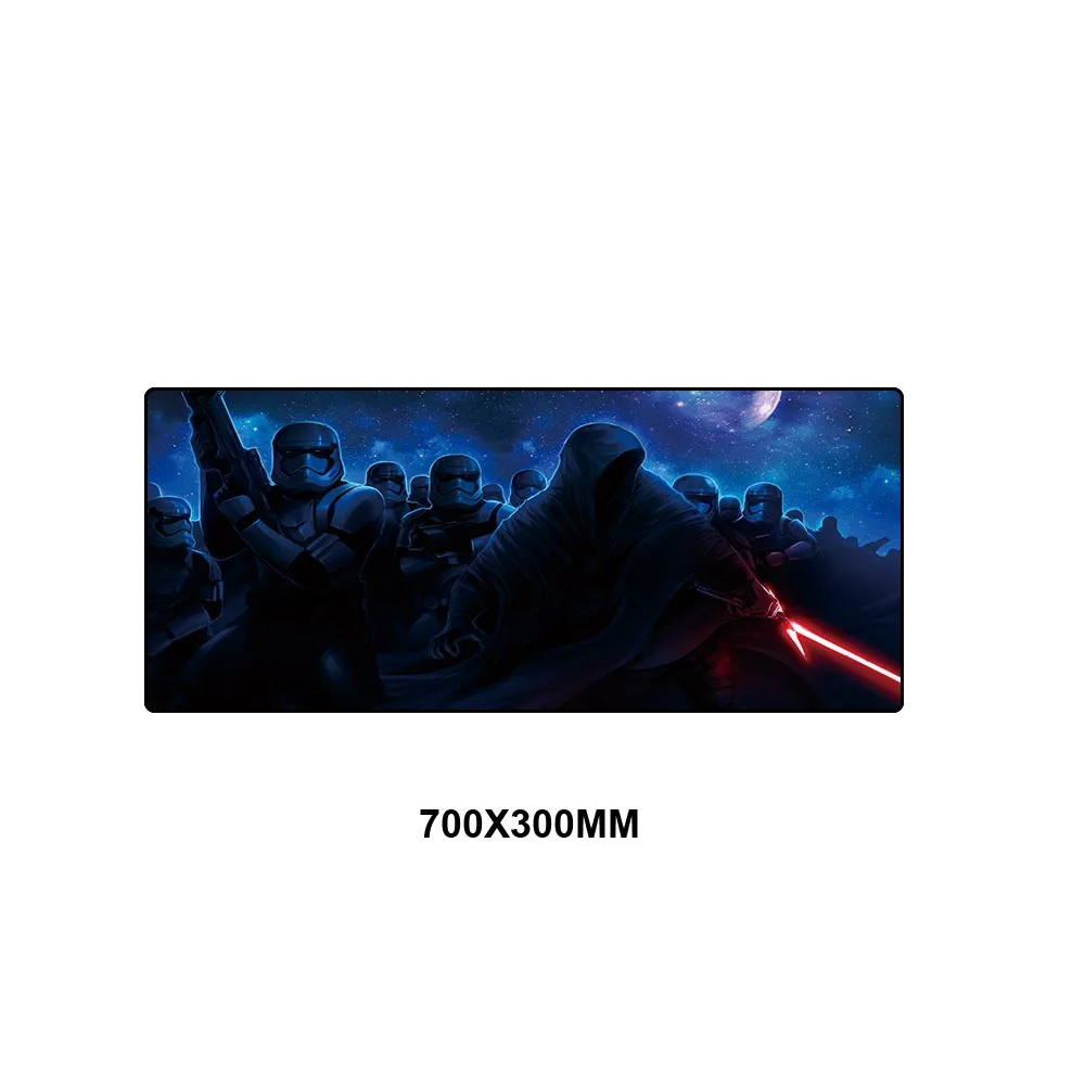 Star Wars 70x30 см большой игровой коврик для мыши с клавиатурой компьютерный игровой планшет Настольный коврик для мыши с блокировкой края XL офисные коврики для мыши - Цвет: StarWars-065