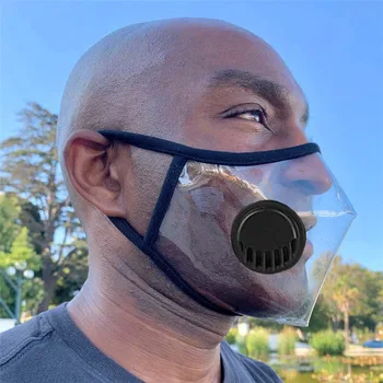 

Dust Protective Face proteccion Fashion Printing Dustproof Windproof Fog Haze PM2.5 Can Put Filter ma$k Transparent