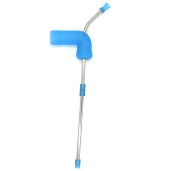 

Beer Snorkel, Double Beer Snorkel, Beer Dispenser Blue