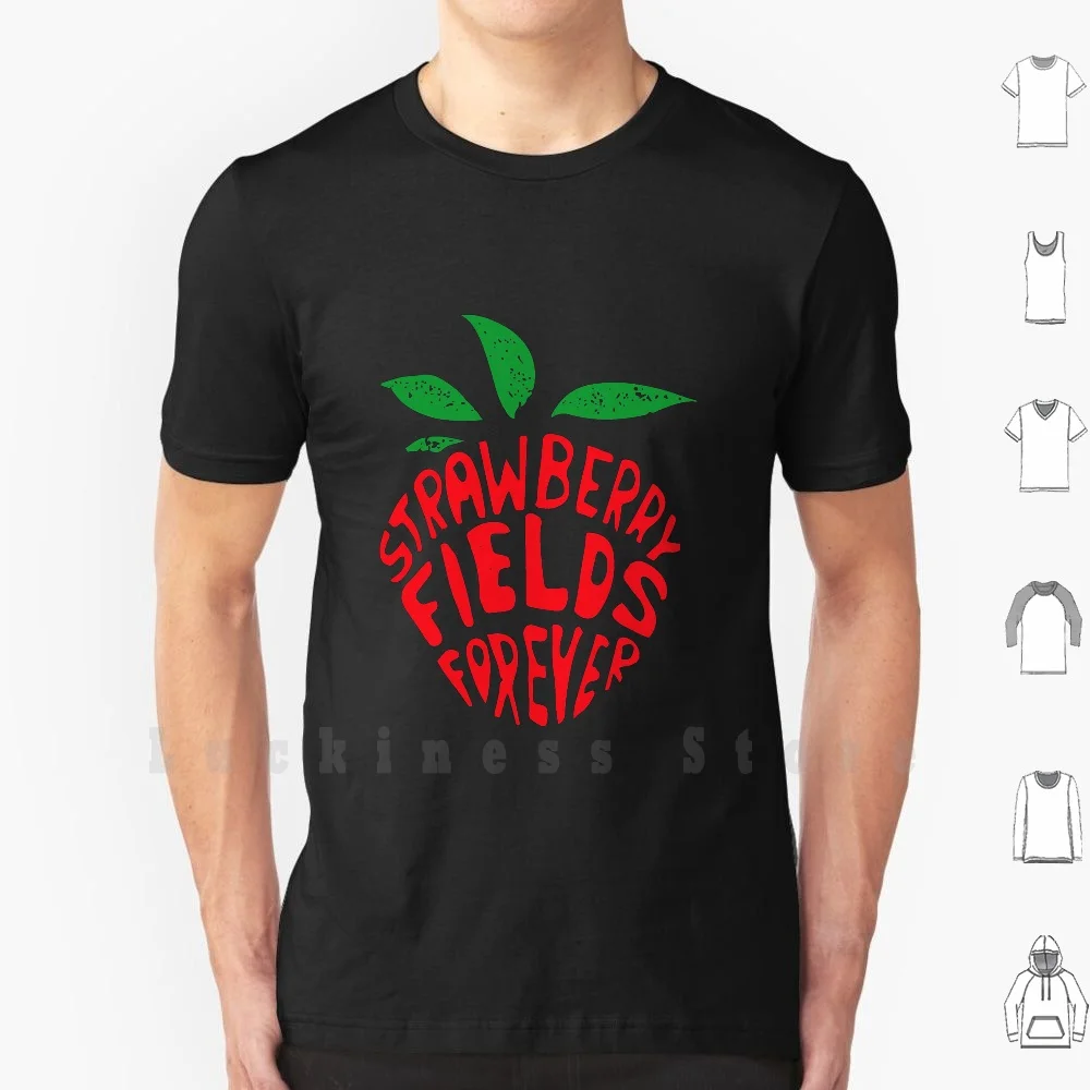 "Strawberry Fields Forever" Di Disegno T Shirt Di Cotone Fai Da Te Grande Formato S-6Xl John Paul Ringo George Musica Colpisce Album Di Canzoni 60S