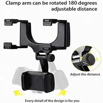 

Car Rearview Mirror Phone Holder Holder Universal Air Vent Mount Mobile Support Smartphone GPS Stand For iPhone Phone In Car Bra