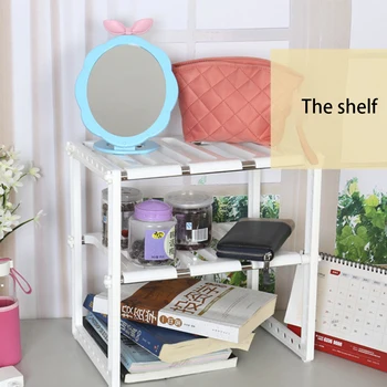 

Double Layer Storage Rack Adjustable Extendable Holder Kitchen Shelf Organizer Under Sink Stainless Steel Storage Racks