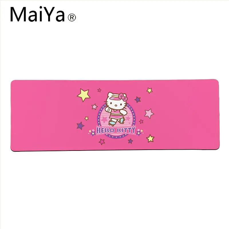Lock Edge 40X90cm Maiya, высокое качество, милый удобный коврик для мыши hello kitty, игровой коврик для мыши,, большой коврик для мыши, клавиатура, коврик - Цвет: Lock Edge 40X90cm