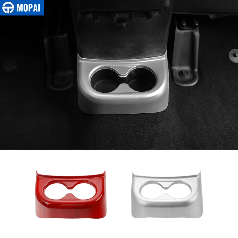 MOPAI ABS Car Interior Rear Seat Water Cup Holder Cover Decoration Stickers for Jeep Wrangler 2011 Up Accessories Styling | Автомобили и