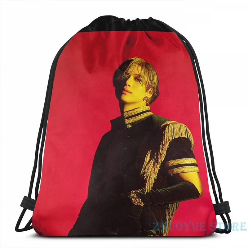 Забавный рюкзак с графическим принтом SHINEE TAEMIN USB зарядка мужские школьные сумки