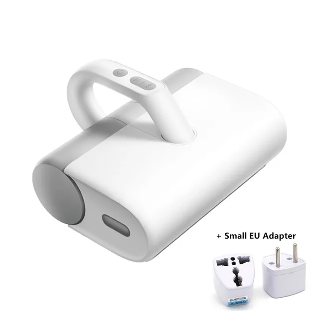 Xiaomi Mijia беспроводной ручной пылезащитный контроллер клещей УФ свет клещей убийца 16kPa Вакуумный Пылесос Для кровати матрац-кровать - Цвет: Add Small EU Adapter