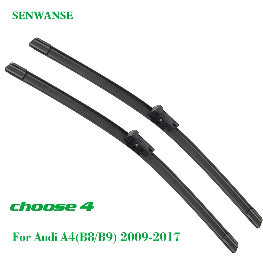 Щетки стеклоочистителя Senwanse для Audi A4 B5 / B6 B7/B8/B9 1996 2017 24 + 19 дюймов|Стеклоочистители|