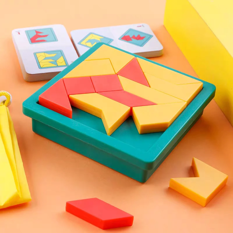 Tangram головоломка креативный шаблон логическая игра учится логическому мышлению