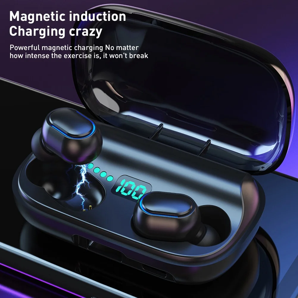 T11 TWS 5.0 Bluetooth-Compatible 9D Stereo Wireless Earphone Waterproof Headset Earbuds Support iOS/Android HD Call Headphone 4