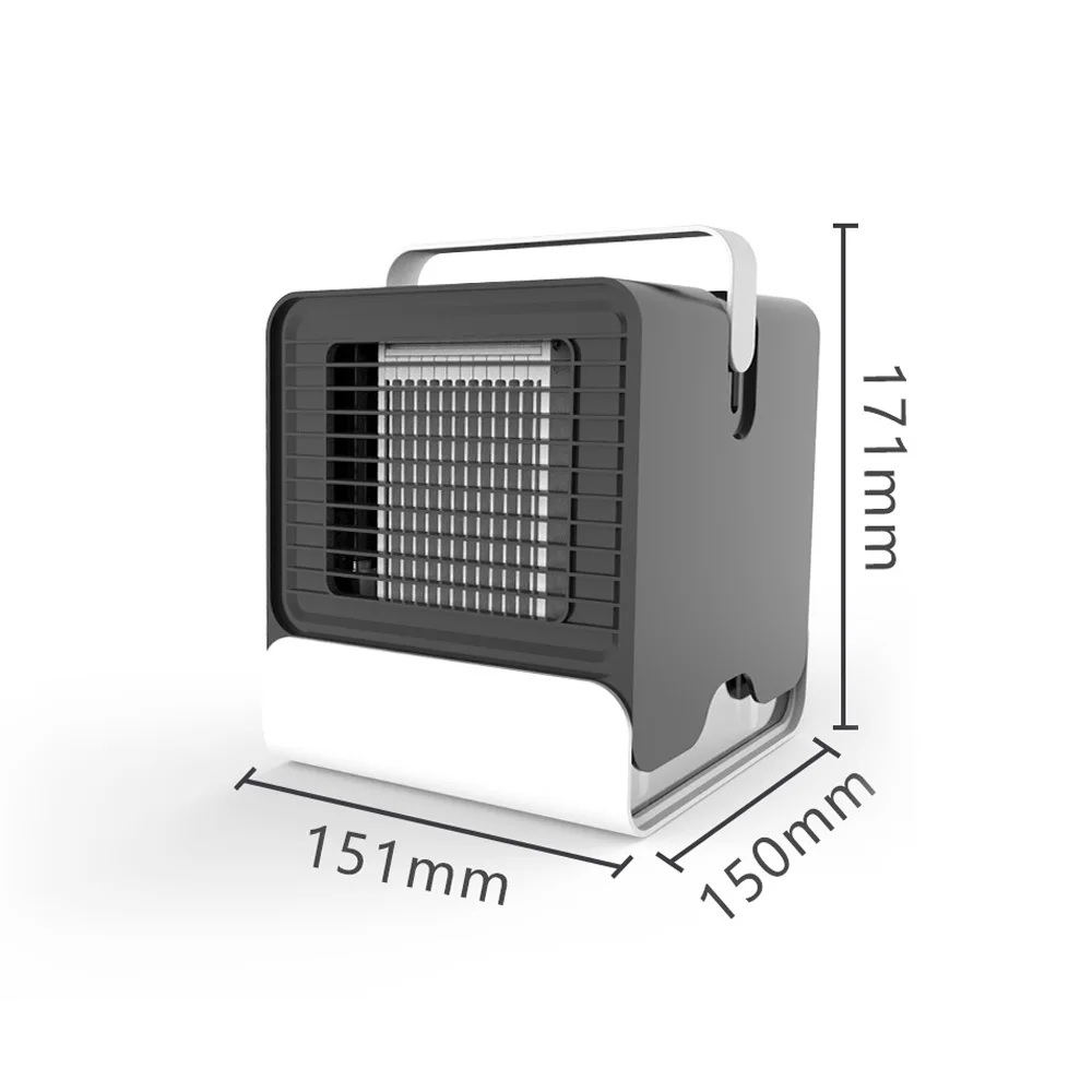 Мини анион портативный кондиционер Многофункциональный USB Настольный кулер-увлажнитель очиститель офисный домашний охлаждающий вентилятор