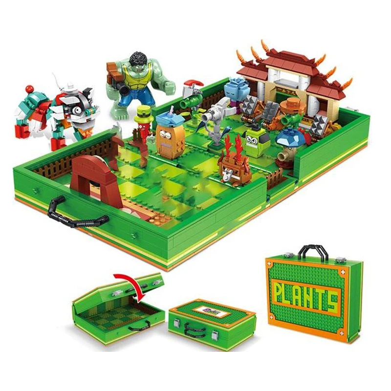 1206pcs Game Series City Zombies War Box Building Blocks Hulk Model Sets  Bricks Toys For Kids Gift - Blocks - AliExpress