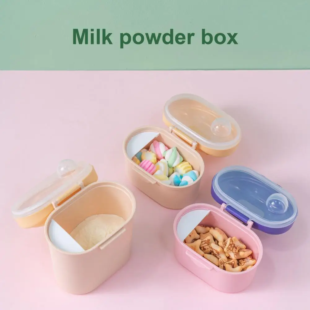 

Portable 1 Set Ultralight Baby Snack Food Container BPA Free Snack Dish Dust-proof for Travel