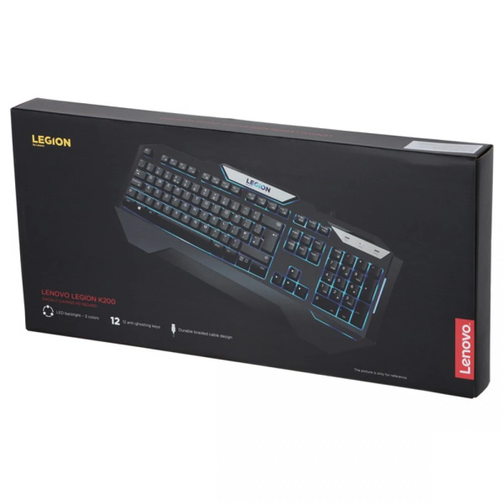 Клавиатура Lenovo Legion K200 Backlit Gaming Keyboard- RU(GX30P98215