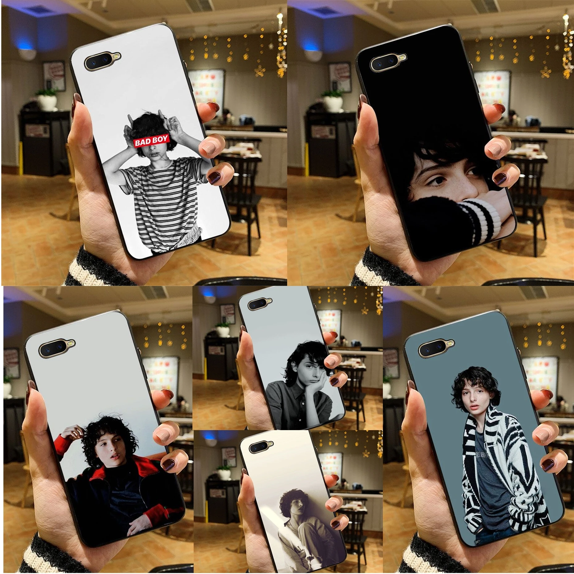 ТВ Finn Wolfhard Stranger Things Pattern Мягкий чехол для телефона из ТПУ oppo f7 f5 f9 k1 a77 f3 reno f11 11pro a11x