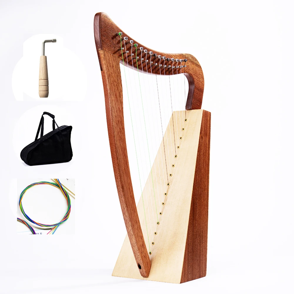 

Caroline instrument eagleharp professional handmade 15 strings handmade Harp