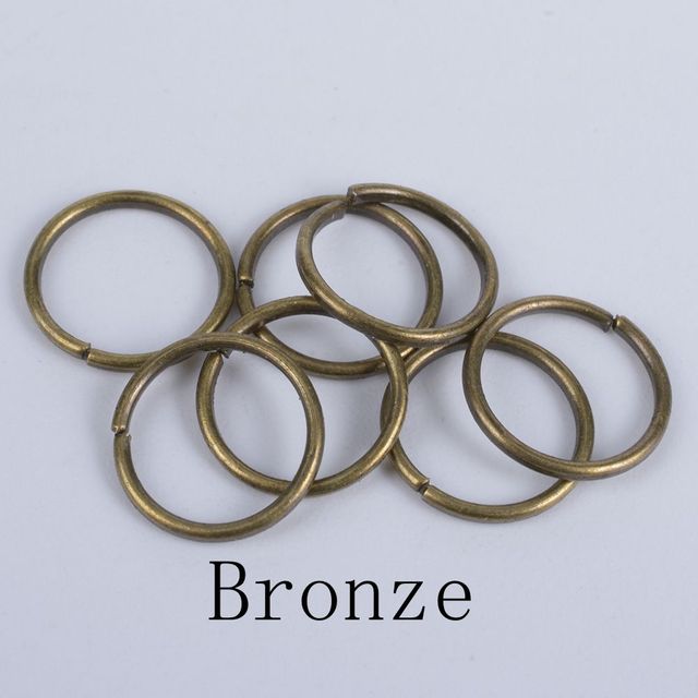 3-12mm Single Loop Open Jump Rings Diy Jewelry Making Accessories Split Rings Connectors For Jewelry Making Supplies