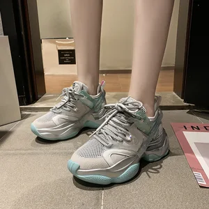 shoes for women sneakers  platform shoes 2020 new daddy shoes women ins net red shoes women casual mesh running shoes