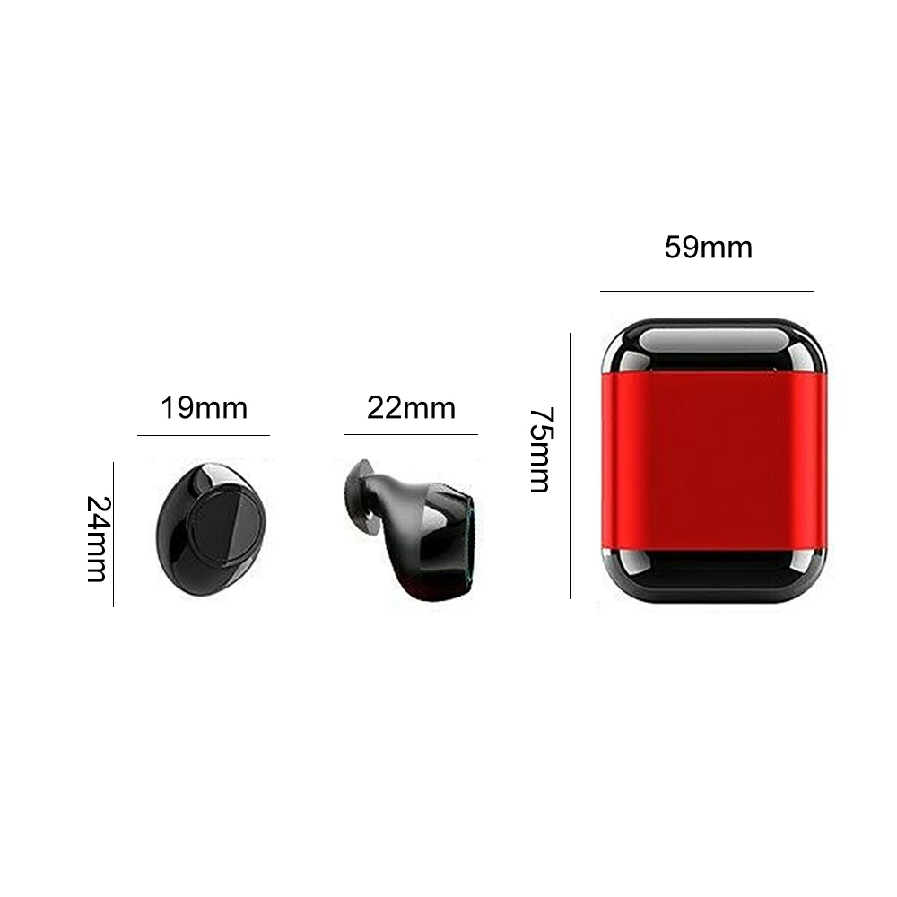 Docooler наушники S7 True беспроводные Bluetooth наушники TWS наушники Bluetooth 5,0 стереонаушники с микрофоном зарядная коробка