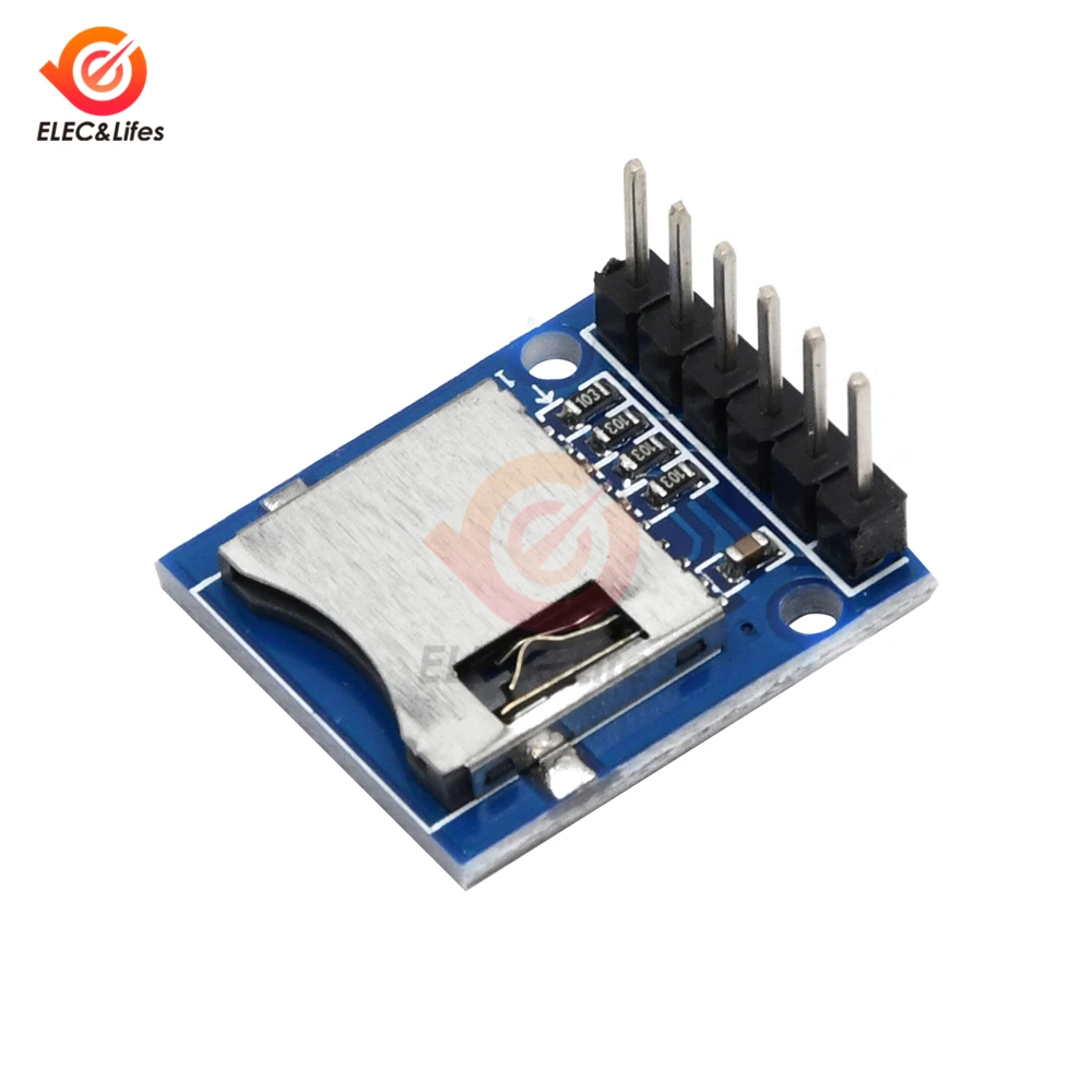5Pcs Micro SD Storage Expansion Board module Mini TF Card Memory Shield Module With 6 Pins for Arduino ARM AVR | Инструменты