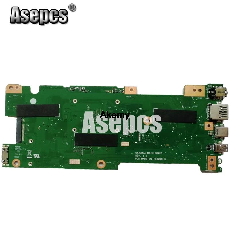  Asepcs UX330CAK 4GB/RAM M3-7Y30 CPU For ASUS ZenBook UX330CA UX330C UX330 laptop motherboard tested