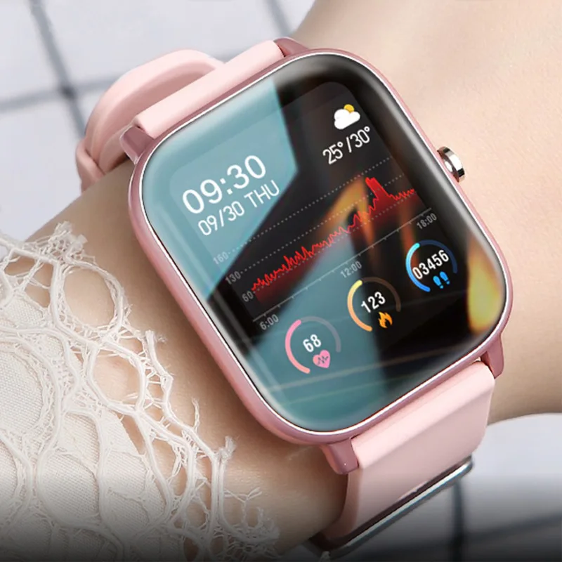 Smart Watch for Men Women Fitness Tracker Touch Screen Smartwatch Heart Rate Pedometer IP67 Waterproof Android iPhone | Электроника