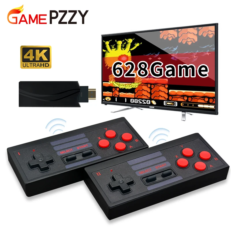 Игровая мини консоль 4K HDMI 628/818/1000 классических игр|Портативные игровые консоли| |