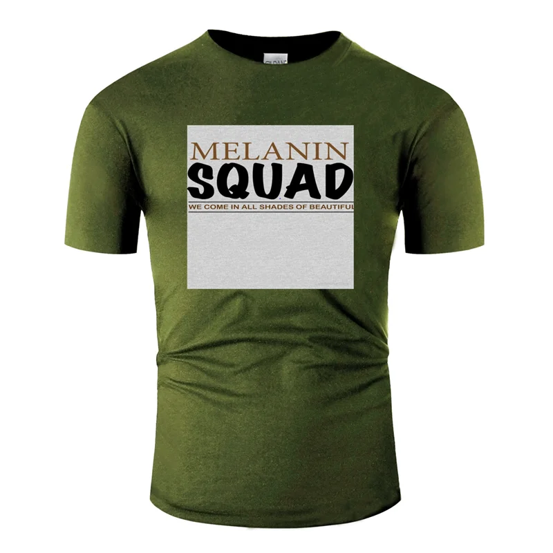 Мода Humor melanin squad футболка для мужчин уличная одежда размера плюс 3xl 4xl 5xl Винтажная Футболка Harajuku комикс хип-хоп топы