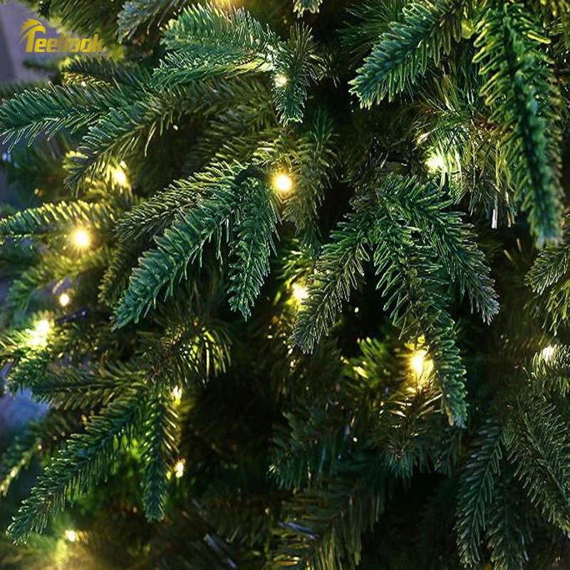 Teellook 1,2 м/3,0 м Рождественская елка PE+ ПВХ материал светодиодный свет рождественский торговый центр семейный отель украшения