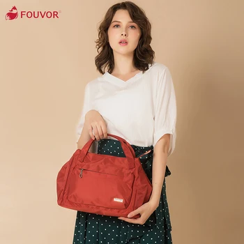 

Fouvor New Fashion Waterproof Nylon Large Capacity Handbag Women Canvas Casual Ladies Oxford Shoulder Messenger Bag 2800-21