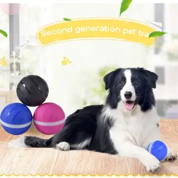 

2nd Upgrade Generation Waterproof Pet Wicked Ball 360-degree Scrolling Pat Anti-bite Environment Friendly Silicone Toy Ball