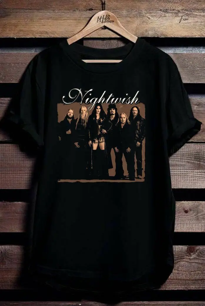 Новый Найтвиш группа логотип футболка Т-футболка S M L XL 2XL 3XL FQ1 с О-образным вырезом