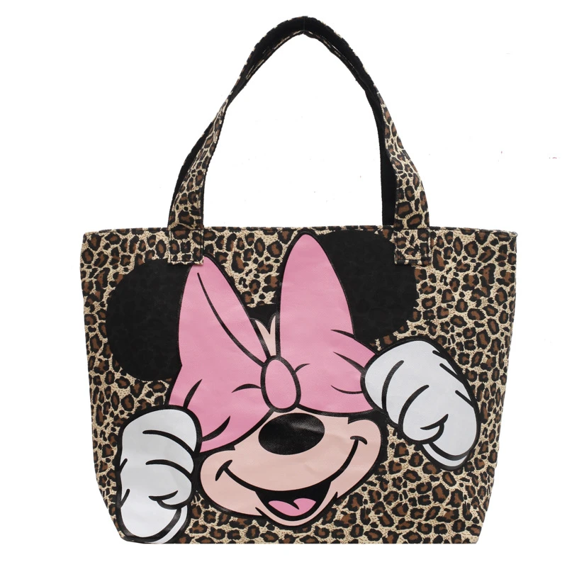 Disney 21 New Leopard Handbag Women S Mickey Mouse Canvas Bag Cartoon Pattern One Shoulder Shopper Bags Baby Kids Bags Aliexpress Disney 21 New Leopard Handbag Women S Mickey Mouse Canvas Bag Cartoon Pattern One Shoulder Shopper Bags Baby Kids Bags Aliexpress