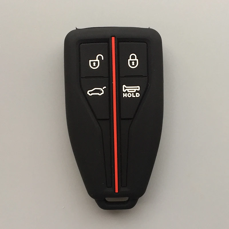 Caso Della Copertura Di Chiave Dell'Automobile Del Silicone Per Hongqi Hs5 H5 H9 Hs7 H7 L5 Hs3 L9 4 Pulsante Chiave