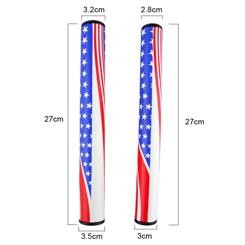 PGM бренд U.S Нескользящая рукоятка клюшек для гольфа дизайн флага PU Сверхлегкий 2,0 3,0 ручки высокого качества 27*3*2,8 см 27*3,5*3,2 см