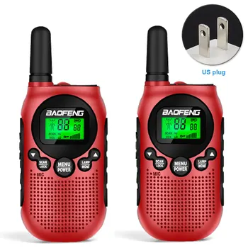 

2pcs Team 2 Way Radio Ergonomic Kid Walkie Talkie Hiking Mini Rechargeable Outdoor Sports 16 Channel Long Distance Camping