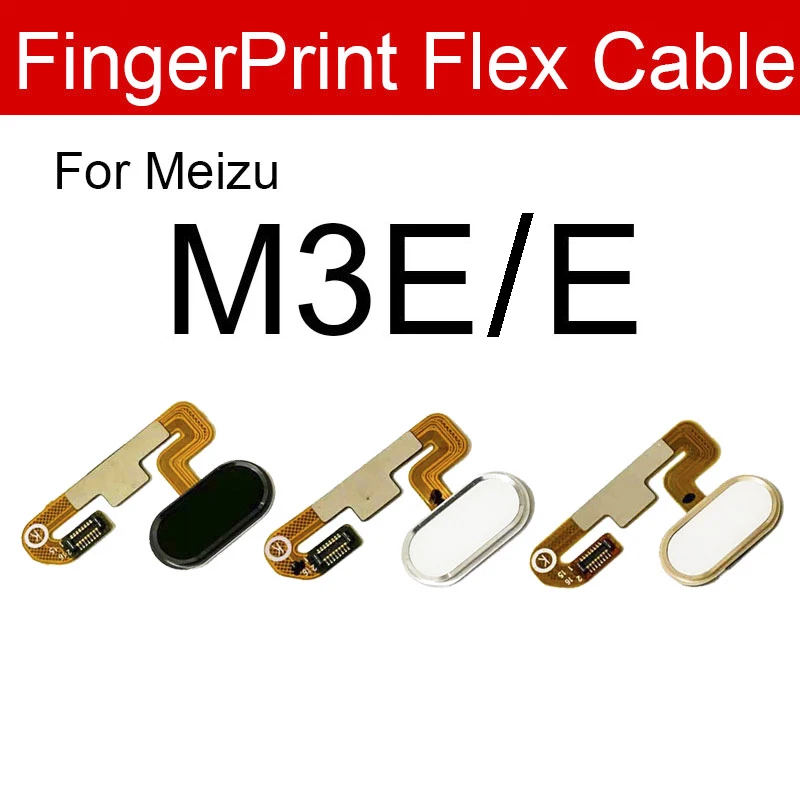 

Home Button Flex Ribbon Cable For Meizu Blue Charm M3E E A680H Home Button Flex Cable No Touch ID Fingerprint Replacement Repair