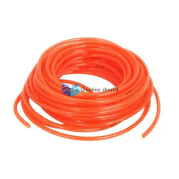 

18M 6mm x 4mm Dia Pneumatic Polyurethane PU Air Tube Tubing Pipe Hose Orang.
