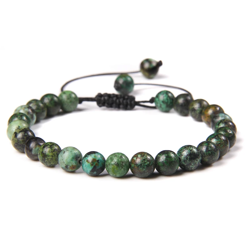 Multicolor Real Natural Stone Bracelet 6mm Beads Handmade Braid Bracelets For Women Men Amethysts Citrines Healing Reiki Jewelry 