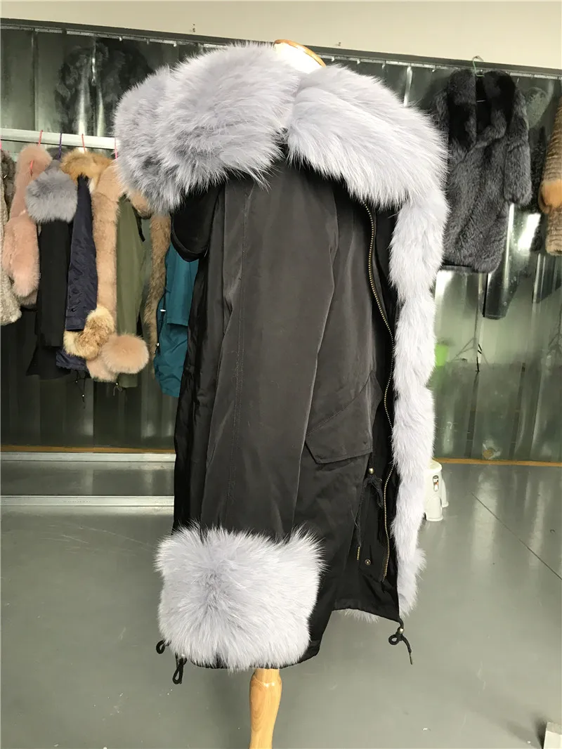 winter jacket women new long parka real fur coat big Hood fur collar hooded parkas thick outerwear street style