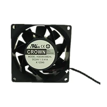 

8CM 24V 0.41A AGE08038B24L Frequency Converter Cooling Fan 6months Warranty