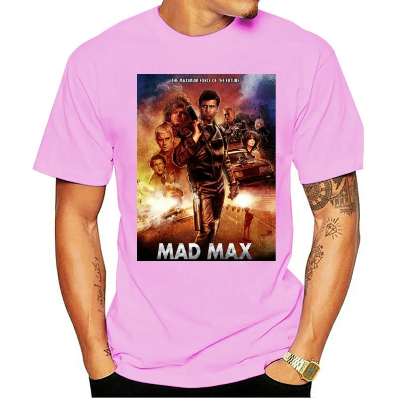 

new Mad Max Maximum Force Movie Poster Mens White Tshirt Sloth Shirts Snus T Shirts Streetwear Tshirt Bull Terrier Geiigd