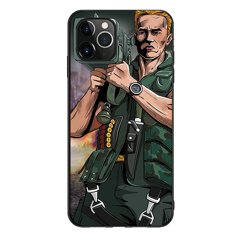2 Чехол arnold schwarzenegger machine gun terminator для iphone 11 i phone11 pro max arnold commando rocket poster чехол на iphone 11 - Цвет: 2